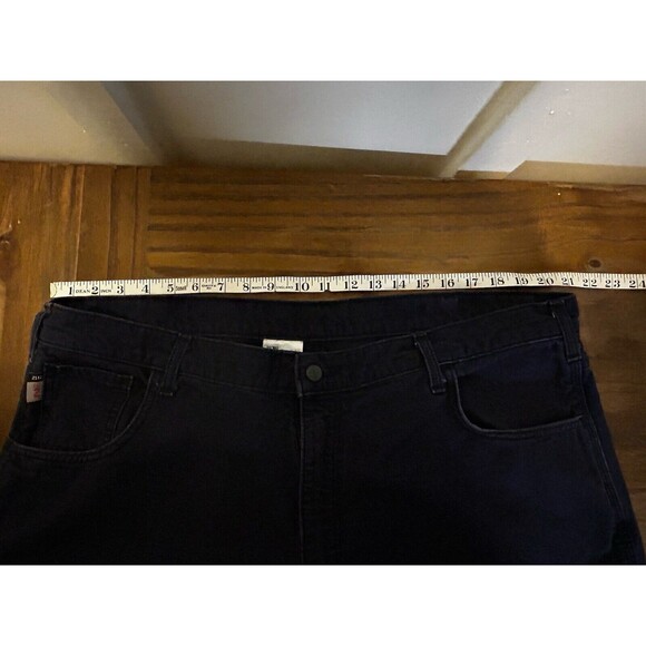 Carhartt FR Flame Resistant CAT 2 Pants Mens 42x34 Navy Blue loose fit FRB159 - Picture 8 of 12